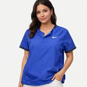Nike Softball Short Sleeve Windbreaker Pullover Jacket Women's Size L